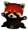 : EUGY 3D kartonová skládačka - Panda červená