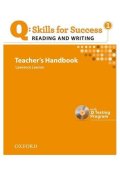 Lawson Lawrence: Q Skills for Success 1 Reading & Writing Teacher´s Handbook with Q Testing 