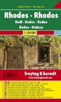 neuveden: AK 0813 IP Rhodos 1:120 000 / kapesní (lamino) + Velká pětka Řecko