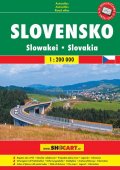 neuveden: Slovensko 1:200 000 / autoatlas (A5, spirála)