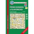 neuveden: Česká Kanada a Slavonicko - Turistická mapa - edice Klub českých turistů 78