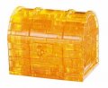 neuveden: 3D Crystal puzzle Pokladnička truhla s klíčem /52 dílků