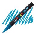 neuveden: Posca akrylový popisovač PC-3ML, 0,9 - 1,3 mm, třpytivě světle modrá (tenký