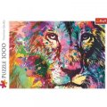 neuveden: Trefl Puzzle Barevný lev 1000 dílků