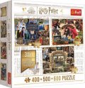 neuveden: Trefl Puzzle Harry Potter: Turnaj tří kouzelníků, Famfrpál a Bradavice 400 
