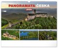 neuveden: Kalendář 2024 nástěnný: Panoramata Česka, 48 × 33 cm