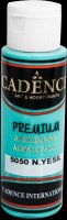 neuveden: Akrylová barva Cadence Premium - tyrkysová světlá / 70 ml