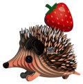 : EUGY 3D kartonová skládačka - Ježek
