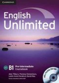 Tilbury Alex: English Unlimited Pre-intermediate Coursebook with E-Portfolio