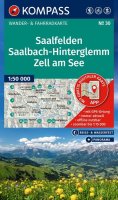 : Saalfelden, Saalbach-Hinterglemm, Zell am See 1:50 000 / turistická mapa KO