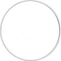 neuveden: Drátěný kroužek bílý O 15 cm