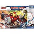 neuveden: Trefl Puzzle Avengers super maxi 24 dílků - oboustranné