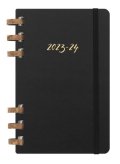 neuveden: Moleskine Academic Spirálový plánovací zápisnik 2023-24 černý L