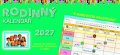 : Kalendář 2027 stolní: RODINNÝ