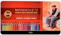 neuveden: Koh-i-noor pastelky akvarelové umělecké MONDELUZ souprava 72 ks v plechové 