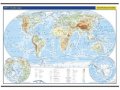 neuveden: Svět - školní nástěnná fyzická mapa 1:26 mil./136x96 cm