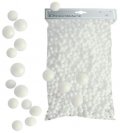 neuveden: Kuličky z polystyrenu 15g -  bílé 4-5 mm