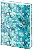 neuveden: Zápisník Vario A4 linkovaný - FLOWER