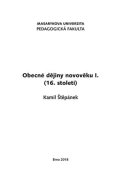 Štěpánek Kamil: Obecné dějiny novověku I. (16. století)