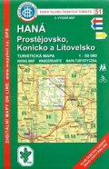 neuveden: Haná Prostějovsko, Konicko /KČT 51 1:50T Turistická mapa