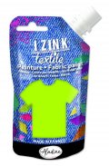 neuveden: Textilní barva IZINK Textile - zelená, 80 ml