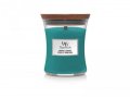 neuveden: WoodWick Juniper & Spruce svíčka váza 275g