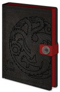 neuveden: Zápisník Premium Game of Thrones - Targaryen A5