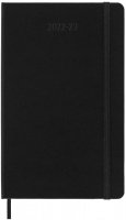 neuveden: Moleskine Plánovací zápisník 2022-2023 černý L, tvrdý