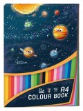 : Barevné papíry - blok A4 Cosmic adventure