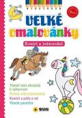 neuveden: Velké omalovánky Koníci a jednorožci