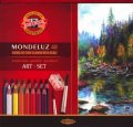 neuveden: Koh-i-noor pastelky MONDELUZ akvarelové kreslířská sada 48 ks