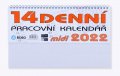 neuveden: Kalendář 2022 Pracovní MIDI - stolní, 14denní