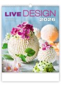 neuveden: Kalendář nástěnný 2026 - Live Design