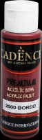 neuveden: Akrylová barva Cadence Premium - vínová / 70 ml