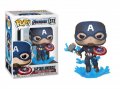 neuveden: Funko POP Marvel: Endgame - Capt A w/BrokenShield&Mjolnir
