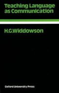 Widdowson Henry G.: Oxford Applied Linguistics Teaching Language As Communication
