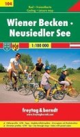 neuveden: Wiener Becken, Neusiedler See 1:100 000 - Cyklomapa 104