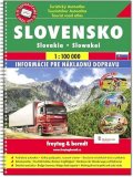 neuveden: Slovensko autoatlas 1:100 000 (A4, spirála)