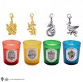 neuveden: Harry Potter set Svíčky 4 ks s náramkem a přívěšky - Bradavické koleje