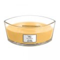 neuveden: WoodWick Oat Flower svíčka loď 453,6g