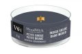 neuveden: WoodWick Indigo Suede svíčka petite 31g