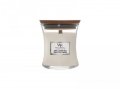 neuveden: WoodWick Tonka & Almond Milk svíčka váza 85g