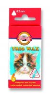 neuveden: Koh-i-noor voskovky TRIO WAX 6ks/8,2 mm