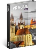 neuveden: Diář 2019 - Praha - týdenní magnetický, 10,5 x 15,8 cm