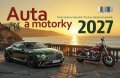 : Kalendář 2027 Auta a motorky, stolní, týdenní, 14 x 21,4 cm