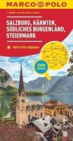 neuveden: Rakousko č. 2 - Salzburg, Korutany, Štýrsko 1:200 000 / regionální mapa