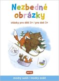 neuveden: Nezbedné obrázky (otázky pro děti 3+ / otázky pre deti 3+) - modrý sešit / 