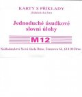 Rosecká Zdena: Sada kartiček M12 - jednoduché úsudkové slovní úlohy