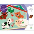 neuveden: DJECO Vkládací puzzle Domací zvířátka