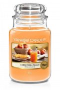 neuveden: YANKEE CANDLE Farm Fresh Peach svíčka 623g